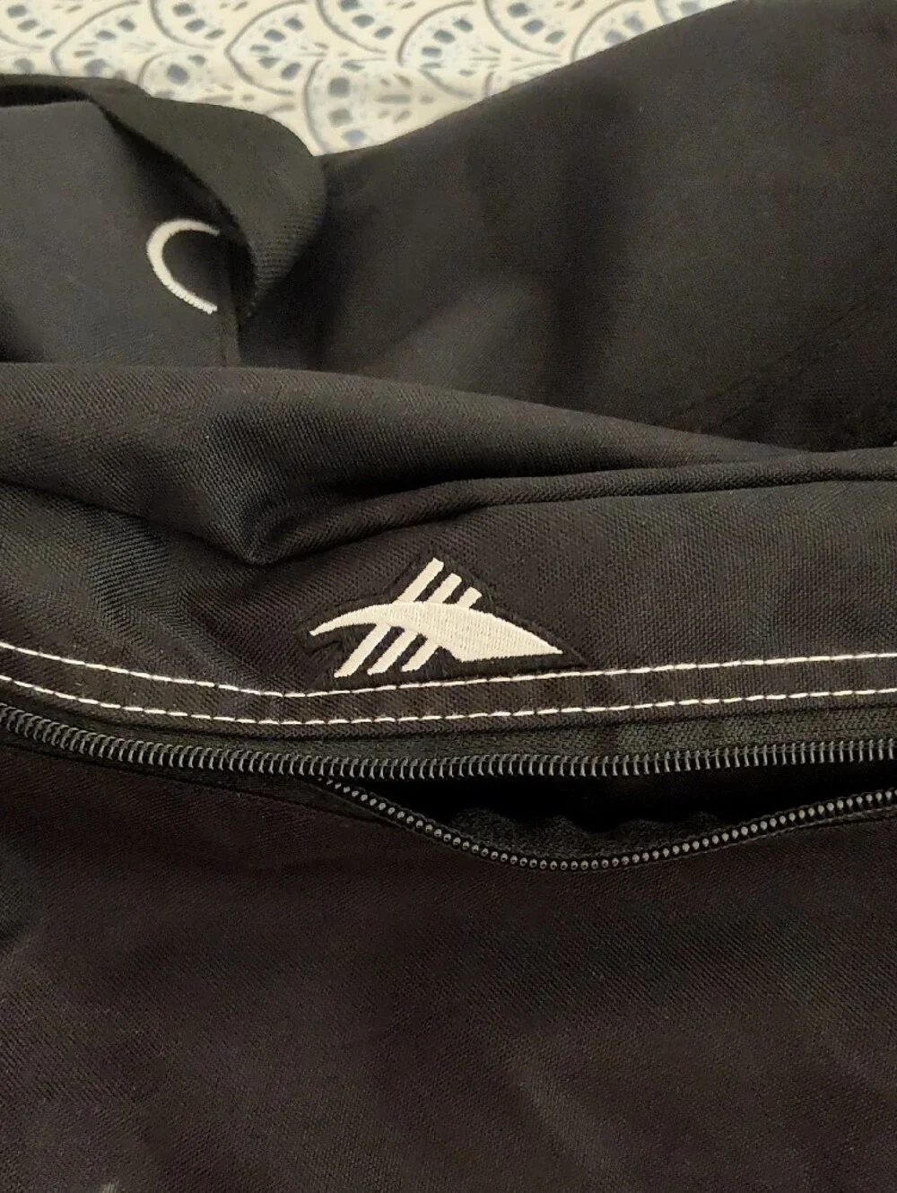 High Sierra Black Duffel with Front Zip Pocket